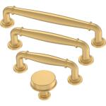 LibertyClassic Elegance 3 in. (76 mm) Classic Modern Gold Cabinet Drawer Bar Pull (P38471C-117-CP0)