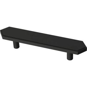 LibertyElongated Hex 3 in. (76 mm) Modern Matte Black Cabinet Drawer Bar Pull (P43243C-FB-CP0)