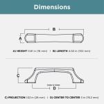 LibertyArchways 3 in. (76 mm) Satin Nickel Cabinet Drawer Pull (P48642C-SN-C0)