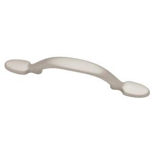 LibertySpoon Foot 3 in. (76 mm) Classic Satin Nickel Cabinet Drawer Pull (P50121H-SN-C0)