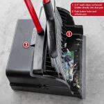 Libman 16 in. Upright Dustpan with Steel Handle, High Power Large Scoop (1168)