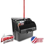 Libman 16 in. Upright Dustpan with Steel Handle, High Power Large Scoop (1168)