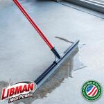 Libman 24 in. High Power Multi-Surface PVC Rubber Floor Squeegee with 60 in. Steel Handle (515)