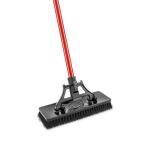 Libman 13.5-inch Extra-Large Heavy-Duty Floor Scrub Brush with Swiveling Head and Steel Handle (1576)