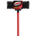 Libman 13.5-inch Extra-Large Heavy-Duty Floor Scrub Brush with Swiveling Head and Steel Handle (1576)