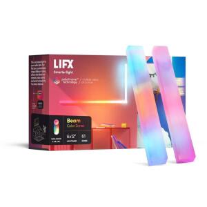 LIFX 12 in. Multi-Color Smart Wi-Fi LED 6X Beam Light Kit and Corner