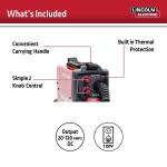 Lincoln ElectricWELD-PAK 90i MIG and Flux-Cored Wire Feeder Welder with Gas Regulator (K5256-1)