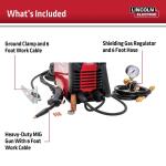 Lincoln ElectricWELD-PAK 90i MIG and Flux-Cored Wire Feeder Welder with Gas Regulator (K5256-1)