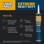 Liquid NailsExtreme Heavy Duty 10 oz. White Interior and Exterior Construction Adhesive (LN 907)