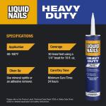 Liquid Nails10 oz. Heavy Duty Construction Adhesive (LN-901)