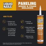 Liquid Nails10 oz. Paneling and Molding Tan Construction Adhesive (LN-606)