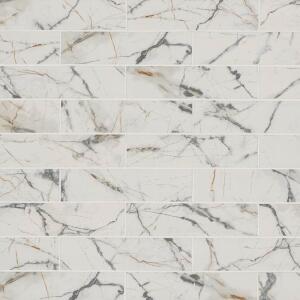 MSI Lockson Mix 4 in. x 16 in. Glossy Ceramic Marble Look Wall Tile (0.43 sq. ft./Each) (NHDLOCKMIX4X16)