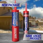 LoctitePower Grab Ultimate Instant Grab 9 oz. SMP Construction Adhesive White Cartridge (each) (1989550)