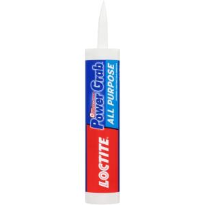 LoctitePower Grab All Purpose Instant Grab 9 oz. Latex Construction Adhesive White Cartridge (each) (2022554)