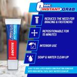 LoctitePower Grab All Purpose Instant Grab 6 oz. Latex Construction Adhesive White Tube (each) (2029846)