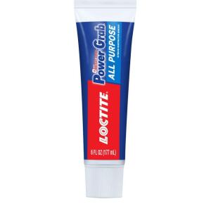 LoctitePower Grab All Purpose Instant Grab 6 oz. Latex Construction Adhesive White Tube (each) (2029846)