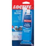 LoctiteSilicone Waterproof Multipurpose Adhesive Sealant 2.7 oz. Clear Tube (each) (908570)