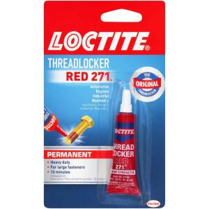 LoctiteThreadlocker 271 Red Permanent Nut and Bolt Adhesive 0.20 oz. (each) (209741)