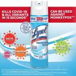 Lysol Crisp Linen Disinfectant Spray – 19 oz. (2-Count)