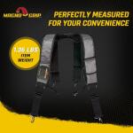 MagnoGrip Padded Suspenders with Smart Phone Pouch (006-581)