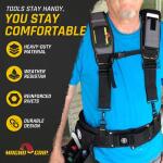 MagnoGripPadded Suspenders with Smart Phone Pouch (006-581)