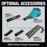 Makita(XBU02PT) 120 MPH 473 CFM 18-Volt X2 LXT (36-Volt) Lithium-Ion Brushless Cordless Leaf Blower Kit with 2 Batteries 5.0Ah and Charger