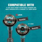 MakitaX-LOCK 4-1/2 in. Turbo Rim Diamond Blade for Masonry Cutting (E-07216)