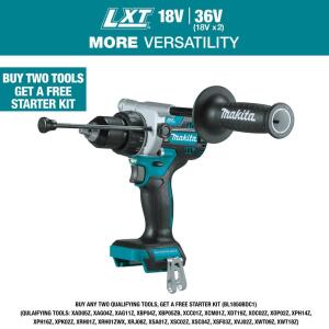 Makita Brushless 18V Lithium-Ion 1/2 In. Cordless Hammer Driver Drill (Tool Only)