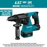 Makita 18V LXT Lithium-Ion 1 in. Brushless Cordless SDS-Plus Rotary Hammer Drill for Concrete and Masonry (Tool-Only)