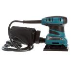 Makita2 Amp Corded 1/4 Sheet Finishing Sander with 60G Paper, 100G Paper, 150G Paper, Dust Bag and Punch Plate (BO4556)