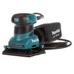 Makita 2 Amp Corded 1/4 Sheet Finishing Sander with 60G Paper, 100G Paper, 150G Paper, Dust Bag and Punch Plate (BO4556)