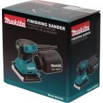 Makita 2 Amp Corded 1/4 Sheet Finishing Sander with 60G Paper, 100G Paper, 150G Paper, Dust Bag and Punch Plate (BO4556)