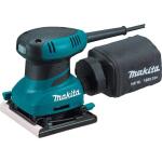 Makita2 Amp Corded 1/4 Sheet Finishing Sander with 60G Paper, 100G Paper, 150G Paper, Dust Bag and Punch Plate (BO4556)