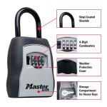 Master Lock Lock Box, Resettable Combination Dials (5400DHC)