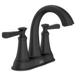 American Standard Matte BlackRumson 4 in. Centerset 2-Handle Bathroom Faucet