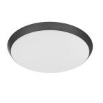 Commercial Electric 15 in. Integrated LED Matte Black Flush Mount Ceiling LightDimmable, Selectable CCT, Indoor Use (FM15LP6WYMMBKHD)