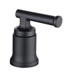 Glacier Bay Oswell 4 in. Centerset 2-Handle High-Arc Bathroom Faucet in Matte Black (HD67083W-6010H)