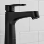 Glacier Bay Kendrick Single Hole Single-Handle Bathroom Faucet in Matte Black (HD67095W-6310H)