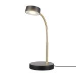 Hampton Bay15 in. Matte Black LED Lamp with Adjustable Lamp Head (61000036)