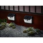 Hampton Bay 300 Lumens Connected Black Motion Sensing LED Outdoor Solar Deck Light 2-Pack (LS-201B-SOPL-2)