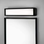 Hampton Bay Woodbury 24.6 in. 1-Light Matte Black Integrated LED Bathroom Vanity Light Bar with Frosted Acrylic Shade (IQP1301LX-07/BK)