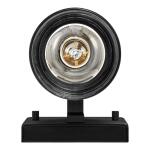 Hampton BayDenbeck 4.5 in. W Matte Black 1-Light Sconce Clear Glass (KVB1301AX-01)