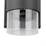 Hampton BayDenbeck 4.5 in. W Matte Black 1-Light Sconce Clear Glass (KVB1301AX-01)