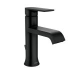 Moen Matte Black Genta Single Handle Single Hole Bathroom Faucet