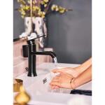 Moen Matte Black Genta Single Handle Single Hole Bathroom Faucet