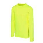 MAXIMUM SAFETYMen's Large Yellow High Visibility Polyester Long-Sleeve Safety Shirt (MX47406-LCC6)