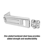 Master Lock4 in. L Steel Heavy-Duty Hasp Latch (704DHC)