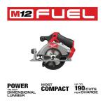 Milwaukee M12 FUEL 12V Lithium-Ion Brushless 5 3/8 Inch Cordless Circular Saw (Tool Only)