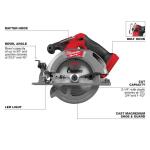 Milwaukee M18 FUEL 18V Lithium-Ion Brushless Cordless 6 1/2 Inch Circular Saw (Tool Only)