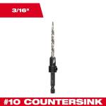 MilwaukeeCountersink 3/16 in. Wood Drill Bit #10 